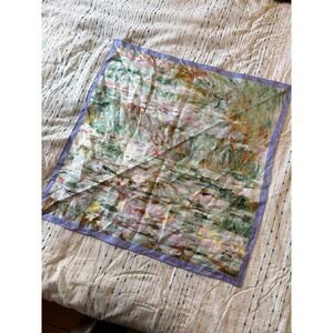 The Met Metropolitan Museum of Art 100% Silk Scarf Impressionist Claud Monet